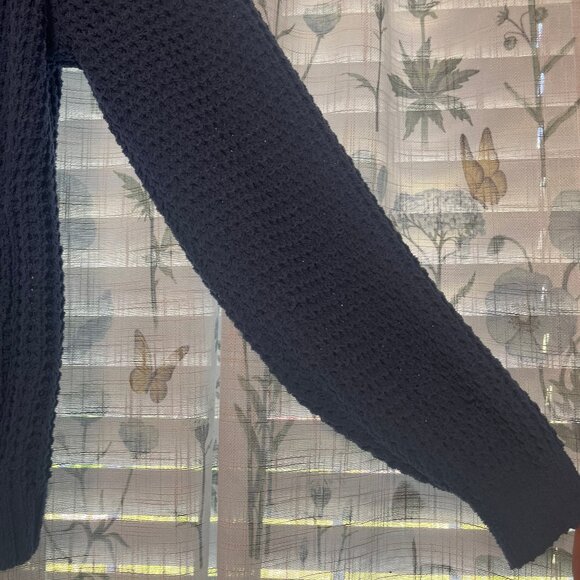 Fluffy Blue Knit Cardigan - Picture 3 of 8